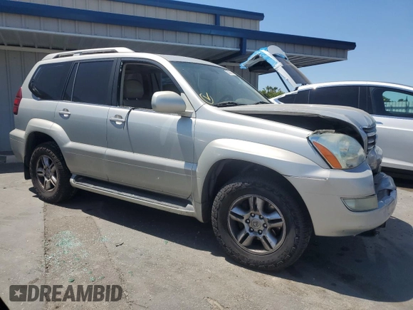 2004 Lexus GX 470 z VIN JTJBT20X840054996, wystawiony jako Copart lot #53924245 z przebiegiem 277 813 mil mil oraz Szkoda całkowita • Salvage title. Historia ofert i sprzedaży dostępna na DreamBid. Obrazek 4.