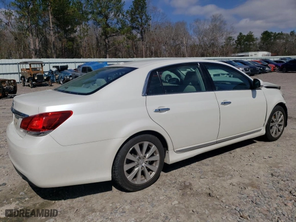 2011 Toyota Avalon with VIN 4T1BK3DB7BU390862, listed as a Copart auction lot 46219105 with 86,268 mi miles and Salvage Title. Bid and sale history available at carsss.com. Image 3.