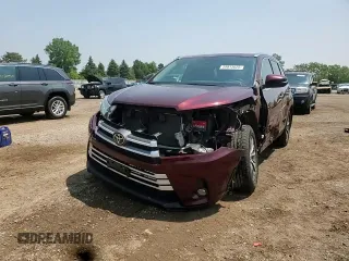 2019 Toyota Highlander SE with VIN 5TDJZRFH5KS949295, listed as a Copart auction lot 59813625 with 118,376 mi miles and Salvage title. Bid and sale history available at DreamBid. Image 14.