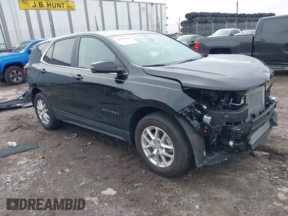2023 Chevrolet Equinox LT with VIN 3GNAXKEGXPL270973, listed as a IAAI auction lot 41959960 with 14,317 mi miles and . Bid and sale history available at carsss.com. Image 1.