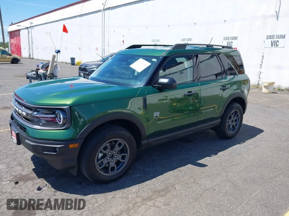 2024 Ford Bronco Sport Big Bend with VIN 3FMCR9B63RRF19657, listed as a IAAI auction lot 42659234 with 7,824 mi miles and . Bid and sale history available at DreamBid. Image 2.