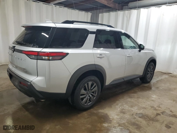 2023 Nissan Pathfinder SV with VIN 5N1DR3BA1PC239883, listed as a Copart auction lot 45992735 with 61,791 mi miles and Clean Title. Bid and sale history available at carsss.com. Image 3.