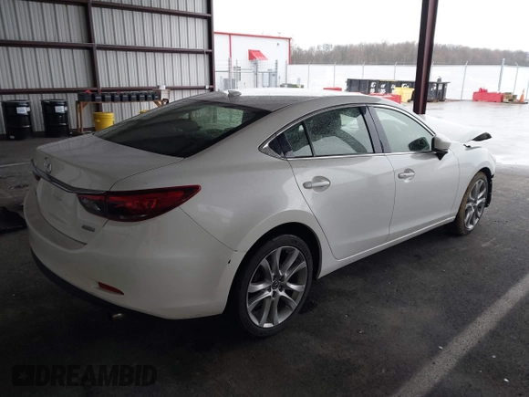 2017 Mazda Mazda6 Touring with VIN JM1GL1V51H1107726, listed as a IAAI auction lot 41875900 with 73,040 mi miles. Bid and sale history available at carsss.com. Image 4.