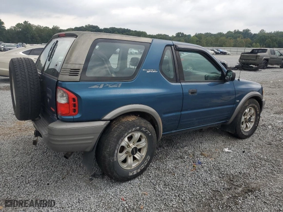 2001 Isuzu Rodeo Sport with VIN 4S2CM57WX14307912, listed as a Copart auction lot 72416784 with 170,522 mi miles and Salvage Title. Bid and sale history available at carsss.com. Image 3.