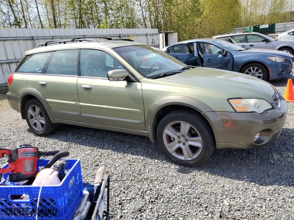 2006 Subaru Legacy Wagon Outback 3.0 R L.L. Bean with VIN 4S4BP86C864357590, listed as a Copart auction lot 52760115 with 123,791 mi miles and Salvage Title. Bid and sale history available at carsss.com. Image 4.