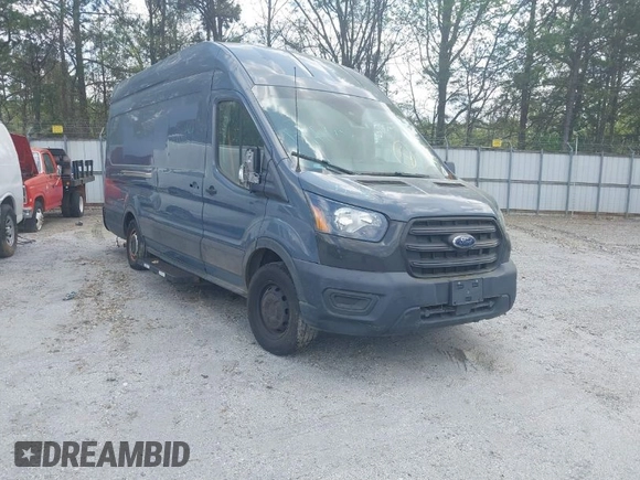 2020 Ford Transit Cargo with VIN 1FTBR3X84LKA48072, listed as a IAAI auction lot 41766524 with 41,984 mi miles. Bid and sale history available at carsss.com. Image 1.