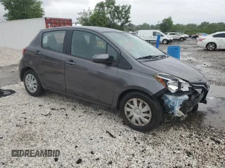 2017 Toyota Yaris L with VIN VNKKTUD30HA079209, listed as a Copart auction lot 56860105 with 104,742 mi miles and Salvage title. Bid and sale history available at DreamBid. Image 4.
