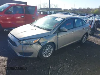 2016 Ford Focus SE with VIN 1FADP3F20GL204450, listed as a IAAI auction lot 41853717 with 108,741 mi miles. Bid and sale history available at carsss.com. Image 2.