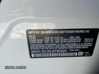 2018 BMW X2 xDrive28i with VIN WBXYJ5C35JEF80424, listed as a Copart auction lot 45007945 with 60,398 mi miles and Salvage Title. Bid and sale history available at carsss.com. Image 13.