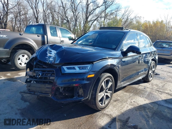 2020 Audi Q5 Premium Plus with VIN WA1BNAFY3L2071645, listed as a IAAI auction lot 40912823 with 86,114 mi miles. Bid and sale history available at carsss.com. Image 16.