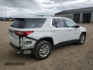 2020 Chevrolet Traverse LS with VIN 1GNEVFKW5LJ260198, listed as a Copart auction lot 65166815 with 76,553 mi miles and Clean title. Bid and sale history available at DreamBid. Image 3.