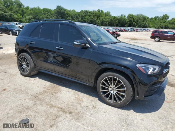 2022 Mercedes-Benz GLE with VIN 4JGFB4JB4NA803547, listed as a Copart auction lot 60889364 with NaN miles and Salvage Title. Bid and sale history available at carsss.com. Image 4.