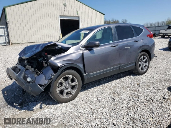 2018 Honda CR-V EX-L with VIN 7FARW2H82JE020902, listed as a Copart auction lot 52338385 with 94,096 mi miles and Salvage Title. Bid and sale history available at carsss.com. Image 1.