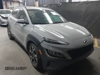 2022 Hyundai Kona Limited with VIN KM8K53A34NU837947, listed as a IAAI auction lot 40972462 with 16,906 mi miles. Bid and sale history available at carsss.com. Image 1.