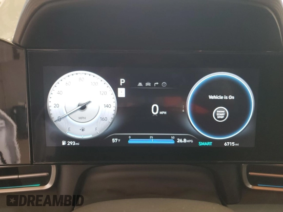 2024 Hyundai Elantra SEL with VIN KMHLS4DG9RU752139, listed as a Copart auction lot 51451825 with 6,715 mi miles and Salvage title. Bid and sale history available at DreamBid. Image 9.