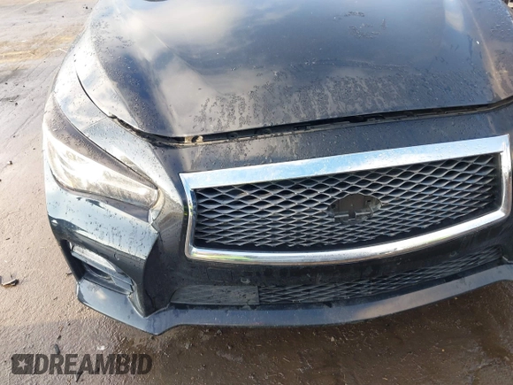 2017 Infiniti Q50 Red Sport 400 with VIN JN1FV7AR1HM871708, listed as a IAAI auction lot 41426763 with 92,582 mi miles. Bid and sale history available at carsss.com. Image 17.