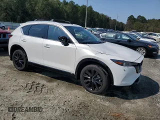 2024 Mazda CX-5 2.5 Carbon Turbo with VIN JM3KFBAY5R0403323, listed as a Copart auction lot 75307144 with 2,842 mi miles and Salvage Title. Bid and sale history available at carsss.com. Image 4.