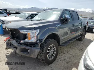 2018 Ford F-150 XL with VIN 1FTEW1EP9JFC50108, listed as a Copart auction lot 51956415 with 154,208 mi miles and Salvage title. Bid and sale history available at DreamBid. Image 1.