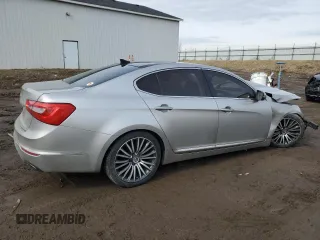 2014 Kia Cadenza Premium with VIN KNALN4D73E5125871, listed as a Copart auction lot 47272945 with Not Provided miles and Clean Title. Bid and sale history available at DreamBid. Image 3.