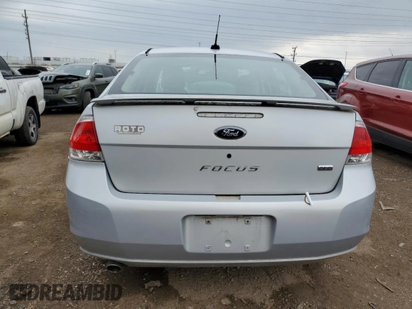 2008 Ford Focus SE with VIN 1FAHP35N98W251036, listed as a Copart auction lot 50370435 with 89,144 mi miles and Clean Title. Bid and sale history available at carsss.com. Image 6.