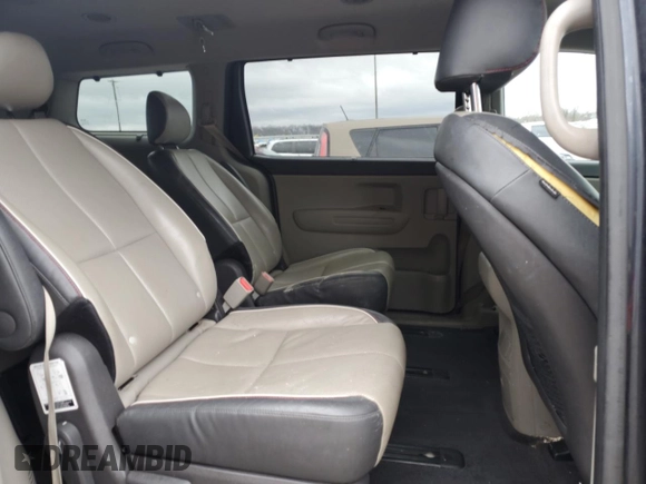 2017 Kia Sedona LX with VIN KNDMB5C13H6250709, listed as a Copart auction lot 87812505 with 0 mi miles and Salvage Title. Bid and sale history available at carsss.com. Image 12.