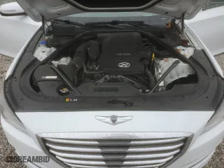 2016 Hyundai Genesis 3.8L with VIN KMHGN4JE2GU127753, listed as a Copart auction lot 45014325 with 110,869 mi miles and Salvage Title. Bid and sale history available at carsss.com. Image 13.