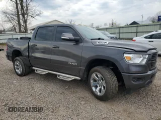 2019 Ram 1500 Big Horn/Lone Star with VIN 1C6SRFFTXKN782694, listed as a Copart auction lot 53990145 with 94,879 mi miles and Salvage Title. Bid and sale history available at carsss.com. Image 4.