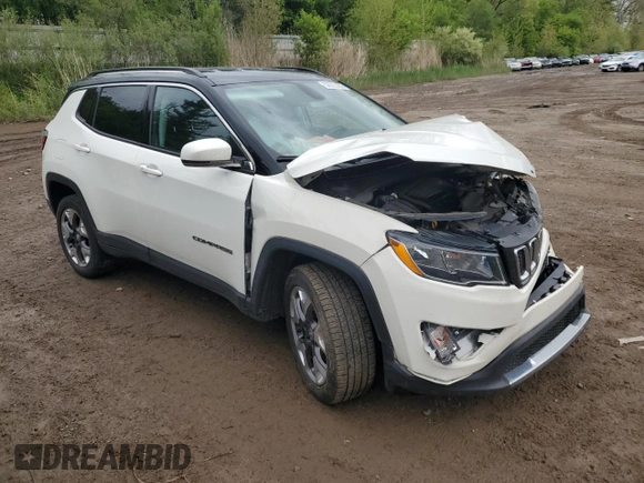 2019 Jeep Compass Limited z VIN 3C4NJDCB1KT826322, wystawiony jako Copart lot #56827455 z przebiegiem 64 778 mil mil oraz Czysty tytuł • Clean title. Historia ofert i sprzedaży dostępna na DreamBid. Obrazek 4.
