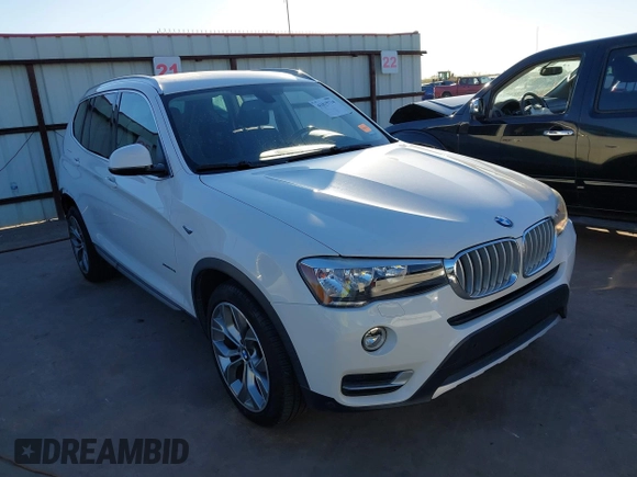 2017 BMW X3 xDrive28i z VIN 5UXWX9C50H0T08829, wystawiony jako IAAI lot #41815714 z przebiegiem 79 120 mil mil oraz . Historia ofert i sprzedaży dostępna na DreamBid. Obrazek 1.