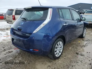 2016 Nissan LEAF S with VIN 1N4AZ0CP4GC307172, listed as a Copart auction lot 41990693 with 83,779 mi miles. Bid and sale history available at carsss.com. Image 3.