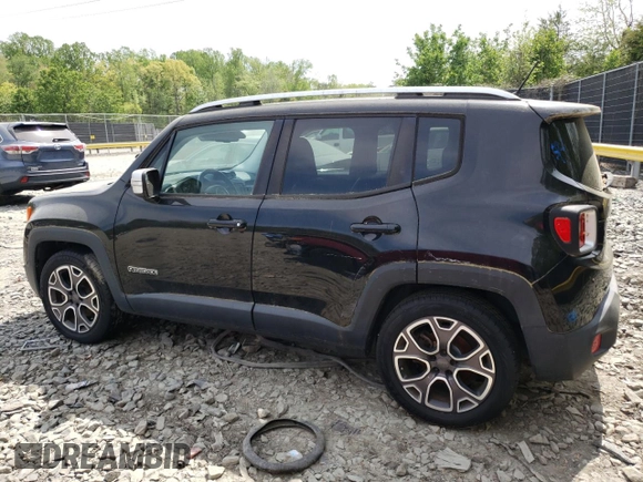 2015 Jeep Renegade Limited with VIN ZACCJADTXFPB46574, listed as a Copart auction lot 54161285 with 99,801 mi miles and Clean Title. Bid and sale history available at DreamBid. Image 2.