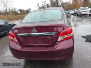 2020 Mitsubishi Mirage G4 SE with VIN ML32F4FJ3LHF11891, listed as a IAAI auction lot 40933694 with 92,265 mi miles. Bid and sale history available at carsss.com. Image 17.