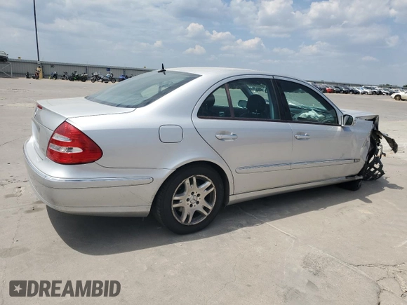 2003 Mercedes-Benz E-Class 3.2L with VIN WDBUF65J43A136441, listed as a Copart auction lot 69109884 with 129,391 mi miles and Salvage Title. Bid and sale history available at carsss.com. Image 3.