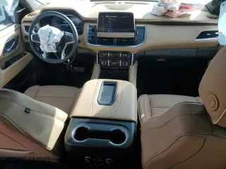 2024 Chevrolet Suburban Premier with VIN 1GNSKFKD0RR332736, listed as a Copart auction lot 75456244 with 297 mi miles and Salvage Title. Bid and sale history available at carsss.com. Image 8.