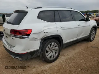 2021 Volkswagen Atlas SEL with VIN 1V2BP2CA5MC545411, listed as a Copart auction lot 54164325 with 93,875 mi miles and Salvage title. Bid and sale history available at DreamBid. Image 3.
