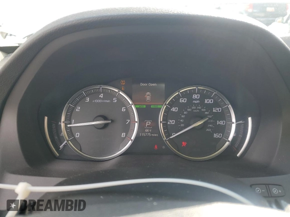 2017 Acura MDX with VIN 5FRYD4H33HB031204, listed as a Copart auction lot 46190335 with 115,775 mi miles and Salvage Title. Bid and sale history available at carsss.com. Image 9.