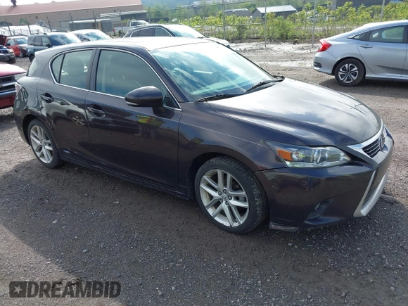 2014 Lexus CT 200h with VIN JTHKD5BH5E2203375, listed as a IAAI auction lot 42183224 with 186,696 mi miles and . Bid and sale history available at DreamBid. Image 1.