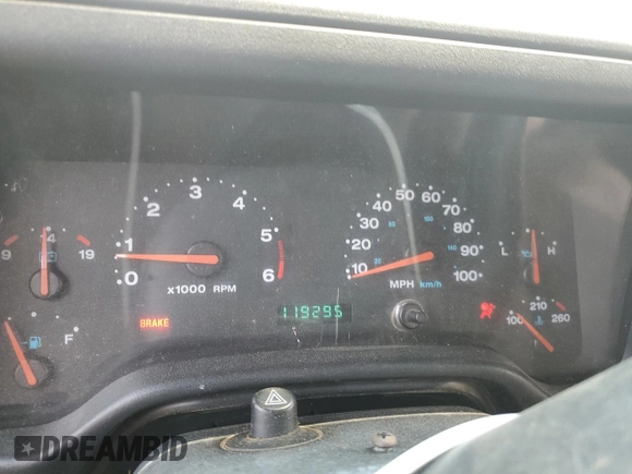 2004 Jeep Wrangler X with VIN 1J4FA39S84P718805, listed as a Copart auction lot 59949875 with 119,295 mi miles and Salvage title. Bid and sale history available at DreamBid. Image 9.