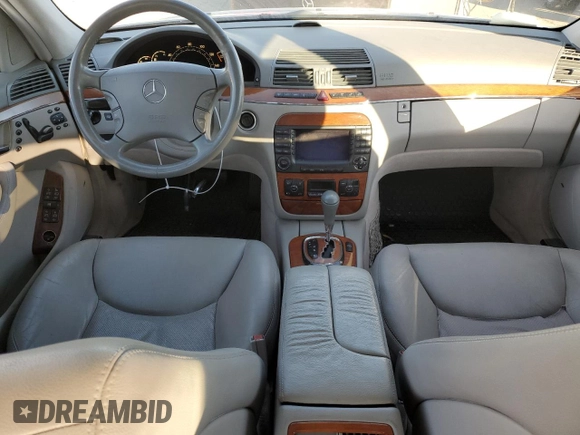 2004 Mercedes-Benz S-Class 4.3L with VIN WDBNG70J34A419641, listed as a Copart auction lot 78322884 with 0 mi miles and Salvage Title. Bid and sale history available at carsss.com. Image 8.