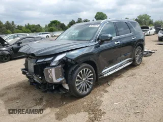2024 Hyundai Palisade Calligraphy z VIN KM8R7DGE8RU656184, wystawiony jako Copart lot #56780175 z przebiegiem 6 287 mil mil oraz Szkoda całkowita • Salvage title. Historia ofert i sprzedaży dostępna na DreamBid. Obrazek 1.