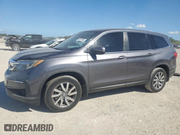 2019 Honda Pilot EX-L with VIN 5FNYF5H57KB003870, listed as a Copart auction lot 49513945 with 79,634 mi miles and Salvage Title. Bid and sale history available at DreamBid. Image 1.