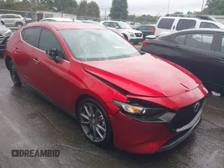 2019 Mazda Mazda3 Hatchback w/Preferred Pkg with VIN JM1BPAMM2K1135386, listed as a IAAI auction lot 40367062 with 9,999 mi miles. Bid and sale history available at carsss.com. Image 1.