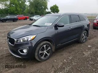 2017 Kia Sorento EX with VIN 5XYPHDA51HG222464, listed as a Copart auction lot 58585465 with 80,401 mi miles and Salvage title. Bid and sale history available at DreamBid. Image 1.