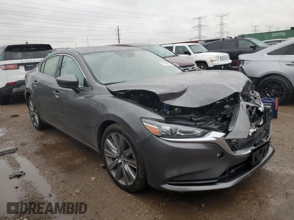 2020 Mazda 6 Touring with VIN JM1GL1VM3L1519033, listed as a Copart auction lot 51158775 with 55,366 mi miles and Salvage Title. Bid and sale history available at carsss.com. Image 4.