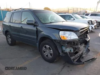 2005 Honda Pilot EX-L z VIN 2HKYF187X5H514571, wystawiony jako IAAI lot #41746538 z przebiegiem 276 994 mil mil oraz . Historia ofert i sprzedaży dostępna na DreamBid. Obrazek 1.