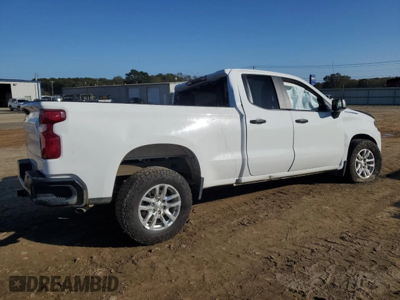 2021 Chevrolet Silverado 1500 Work Truck with VIN 1GCRWAEF0MZ158333, listed as a Copart auction lot 79717694 with Not Provided miles and Salvage Title. Bid and sale history available at DreamBid. Image 3.