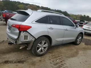 2015 Acura RDX Tech Pkg with VIN 5J8TB3H51FL013762, listed as a Copart auction lot 50046165 with 137,143 mi miles and Salvage Title. Bid and sale history available at carsss.com. Image 3.