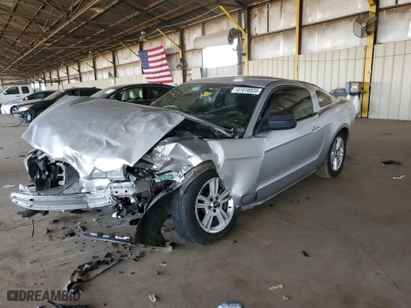 2014 Ford Mustang V6 with VIN 1ZVBP8AMXE5270509, listed as a Copart auction lot 47418035 with 115,838 mi miles and Salvage Title. Bid and sale history available at carsss.com. Image 1.