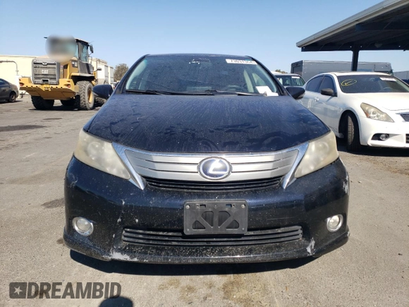 2010 Lexus HS with VIN JTHBB1BA7A2019907, listed as a Copart auction lot 73031364 with 231,898 mi miles and Salvage Title. Bid and sale history available at carsss.com. Image 5.