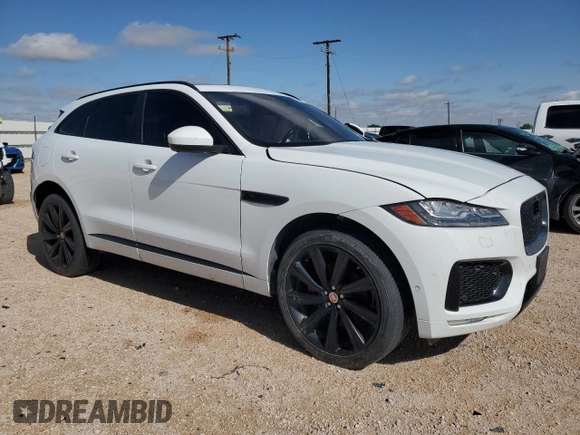 2019 Jaguar F-Pace S with VIN SADCM2FV2KA358900, listed as a Copart auction lot 55608875 with Not provided miles and Salvage title. Bid and sale history available at DreamBid. Image 4.